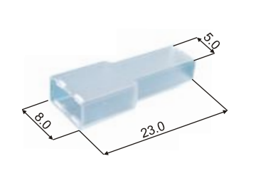 X9 CUBRE TERMINAL PALA HEMBRA C/TRABA X200
