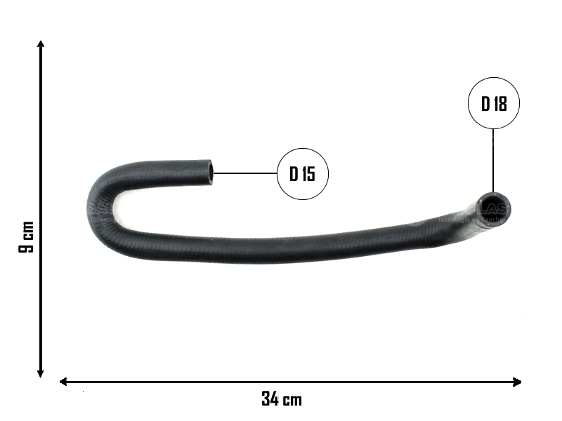 CAUPLAS MANGUERA CALEFACTOR TOYOTA HILUX I