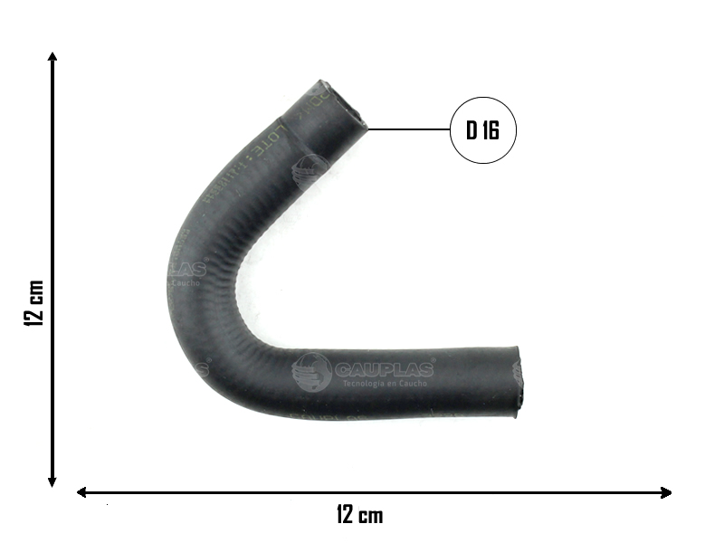 CAUPLAS MANGUERA CALEFACTOR TOYOTA HILUX I