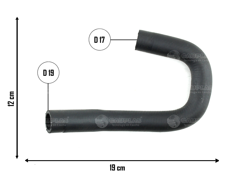 CAUPLAS MANGUERA CALEFACTOR TOYOTA HILUX I