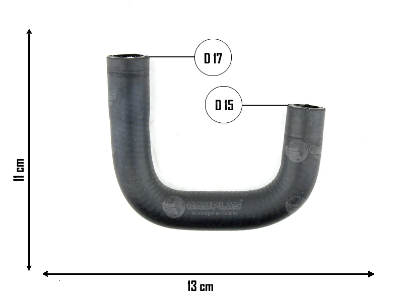 CAUPLAS MANGUERA CALEFACTOR ENTRADA TOYOTA HILUX I-II =YACO 2442