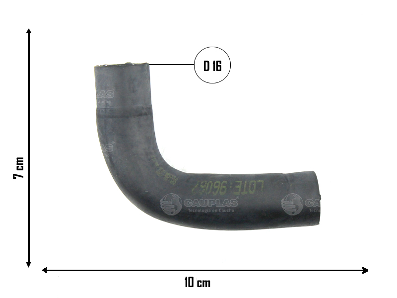 CAUPLAS MANGUERA CALEFACTOR ENTRADA TOYOTA HILUX I-II OEM:8724589232