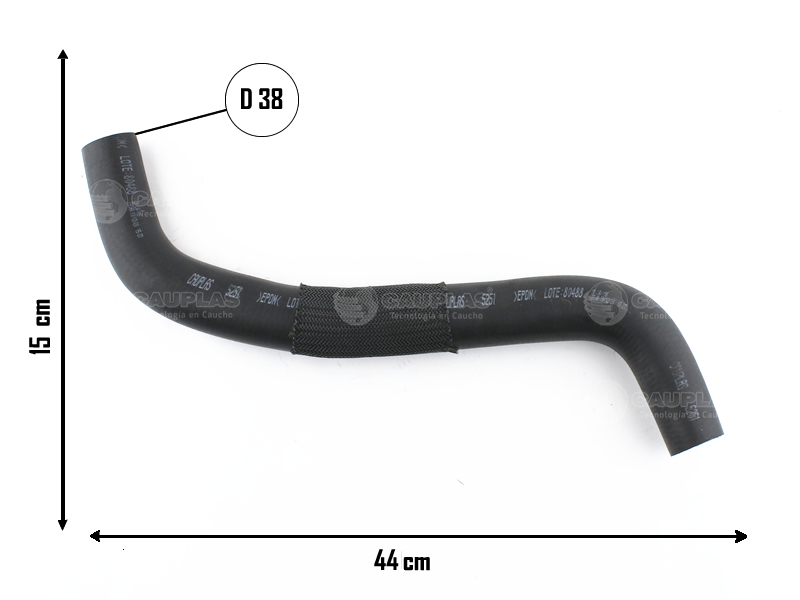 CAUPLAS MANGUERA RADIADOR SUPERIOR TOYOTA COROLLA