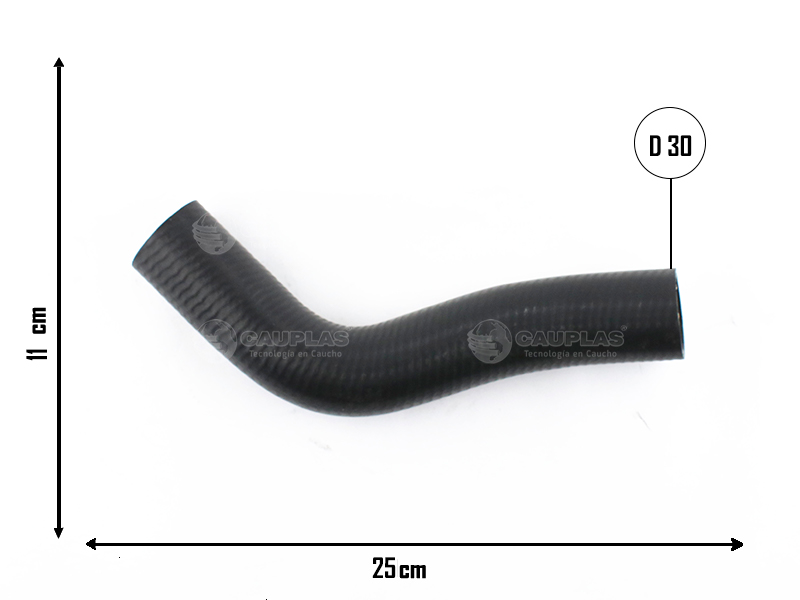 CAUPLAS MANGUERA RADIADOR SUPERIOR TOYOTA HILUX III OEM:1657154590