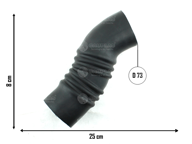 CAUPLAS MANGUERA TOMA DE AIRE HILUX III OEM:178810k020