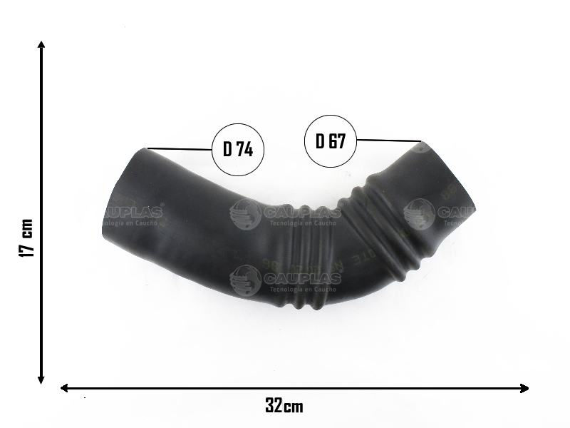 CAUPLAS MANGUER TOMA DE AIRE TOYOTA HILUX III