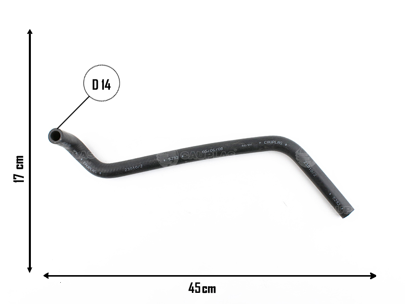 CAUPLAS MANGUERA VASO DE EXPANSION HILUX IV SW4