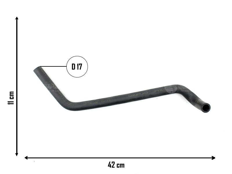 CAUPLAS MANGUERA VASO DE EXPANSION HILUX IV SW4 OEM:162610L010 16264-0L030