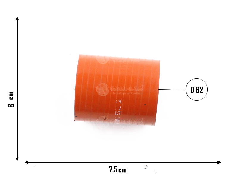 CAUPLAS MANGUERA CIRCULACION DE AIRE INTERCOOLER HILUX IV SW4 OEM:1734130010/30060