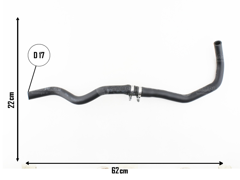 CAUPLAS MANGUERA VASO DE EXPANSION TOYOTA ETIOS