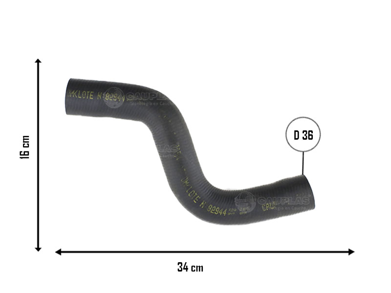 CAUPLAS MANGUERA RADIADOR SUPERIOR TOYOTA ETIOS