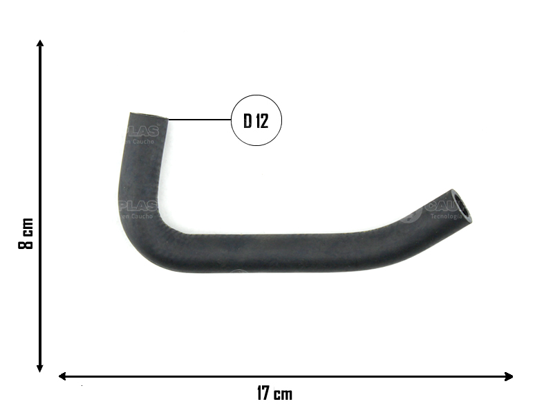 CAUPLAS MANGUERA PASO DE AGUA TOYOTA HILUX V OEM:1629311010