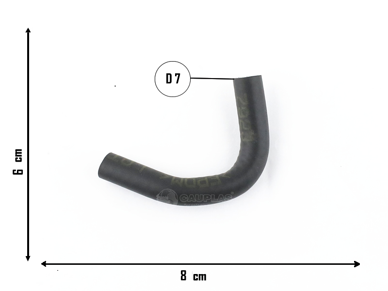 CAUPLAS MANGUERA PASO DE AGUA TOYOTA HILUX V OEM:1628411050