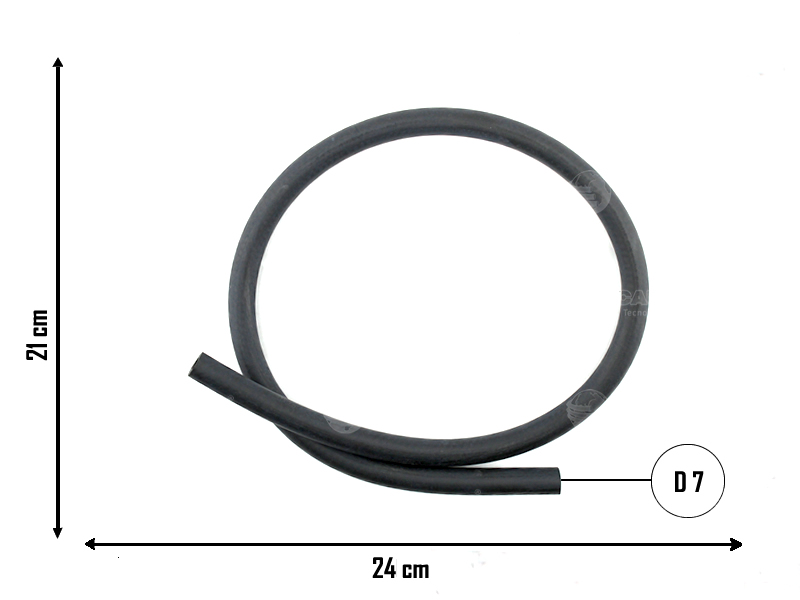 CAUPLAS MANGUERA VASO DE EXPAN. A TAPA DE CIL. SEAT CORDOBA IBIZA VW CADDY POLO