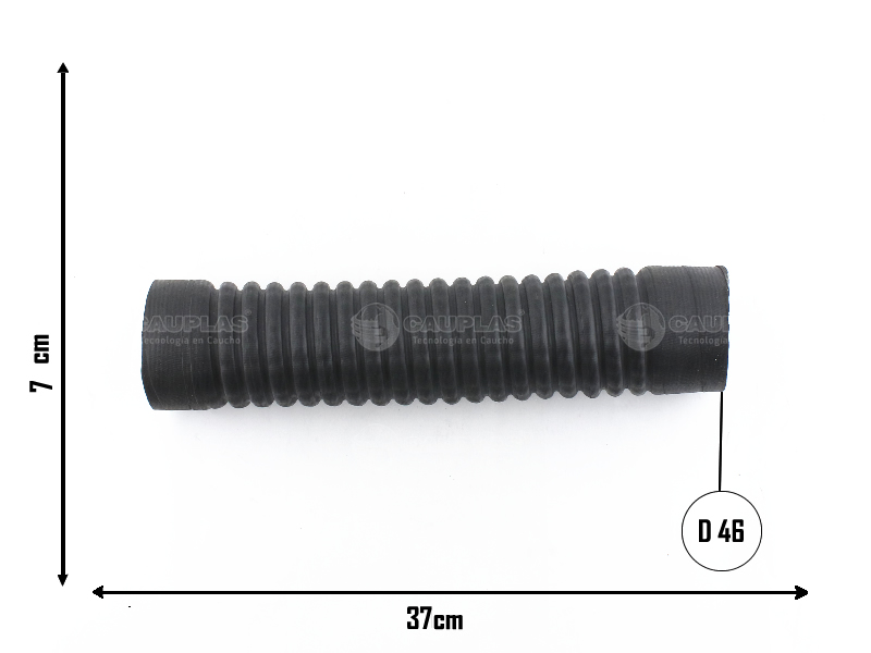 CAUPLAS MANGUERA TOMA DE AIRE GOL I SAVEIRO I SENDA 