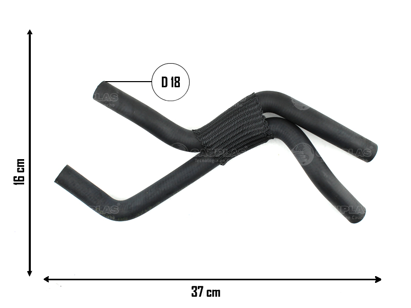CAUPLAS MANGUERA REFRIGERACION VW FOX GOL V SURAN SEAT CORDOBA IBIZA OEM:6QE121156  5U0121156