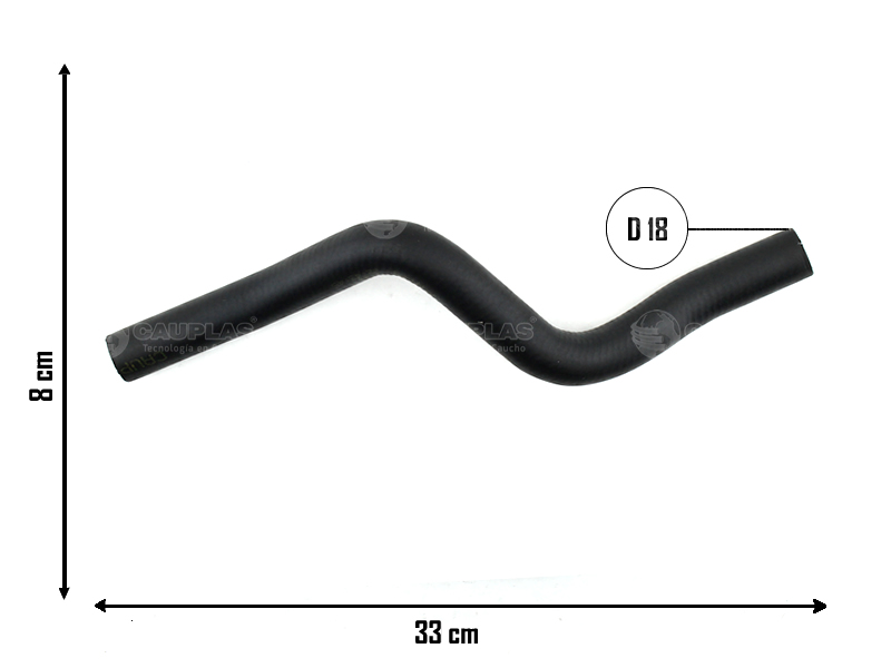 CAUPLAS MANGUERA REFRIGERACION CORDOBA IBIZA FOX GOL IV SURAN OEM:6QE121156  5U0121156 =YACO 3131/3132