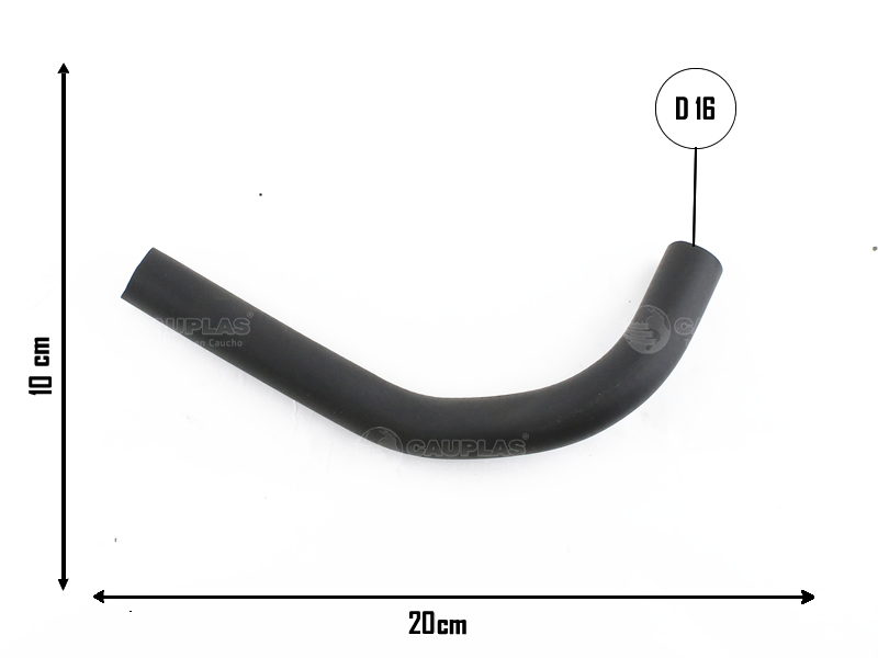 CAUPLAS MANGUERA CALEFACTOR ENTRADA VW      GOL II III SAVEIRO II-III