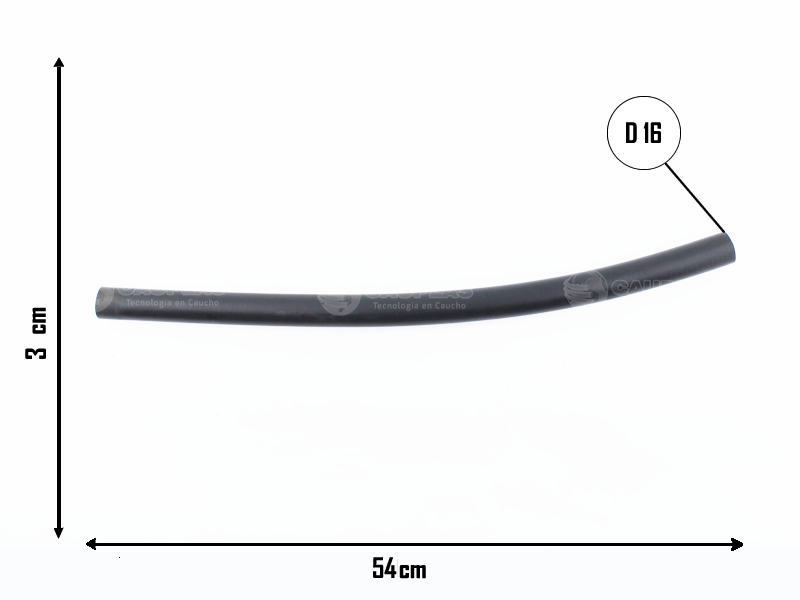 CAUPLAS MANGUERA DIREC HIDR BOMBA A TANQUE VW GOL II/III/IV SAVEIRO II