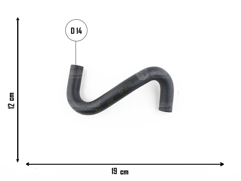 CAUPLAS MANGUERA DIREC HIDR BOMBA A TANQUE VW POLO SEAT CORDOBA IBIZA INCA  =YACO 3338