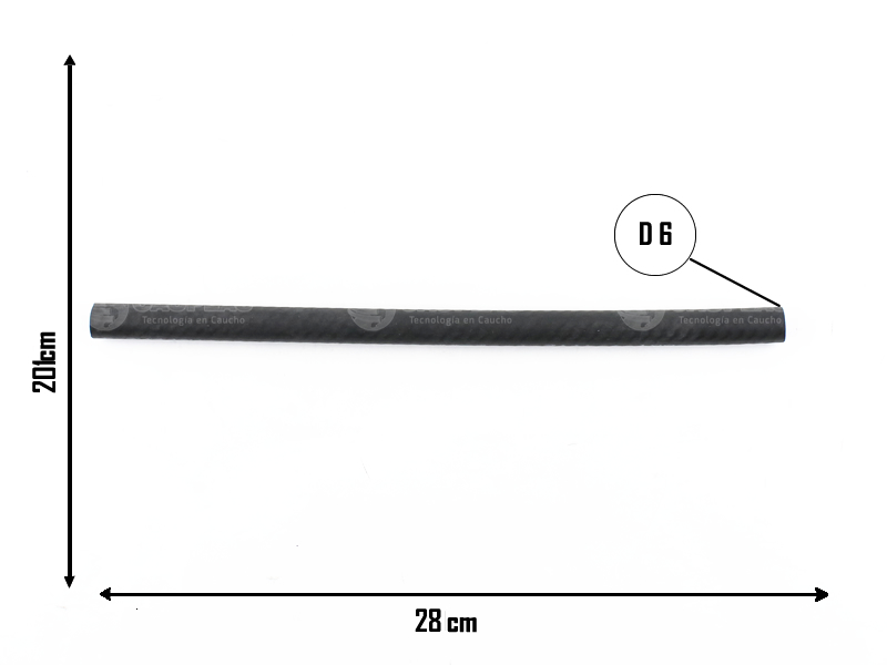 CAUPLAS MANGUERA VASO DE EXPAN A RAD SUP VW GACEL GOL I SAVEIRO I =YACO 1579