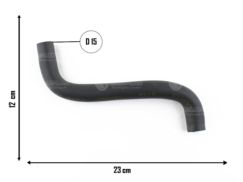 CAUPLAS MANGUERA CALEFACTOR ENTRADA VW 1500 OEM:71302563 =YACO 718
