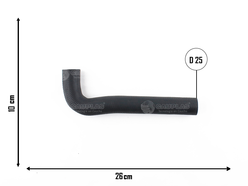 CAUPLAS MANGUERA REFRIGERACION VW PASSAT SANTANA SENDA =YACO 225/1572
