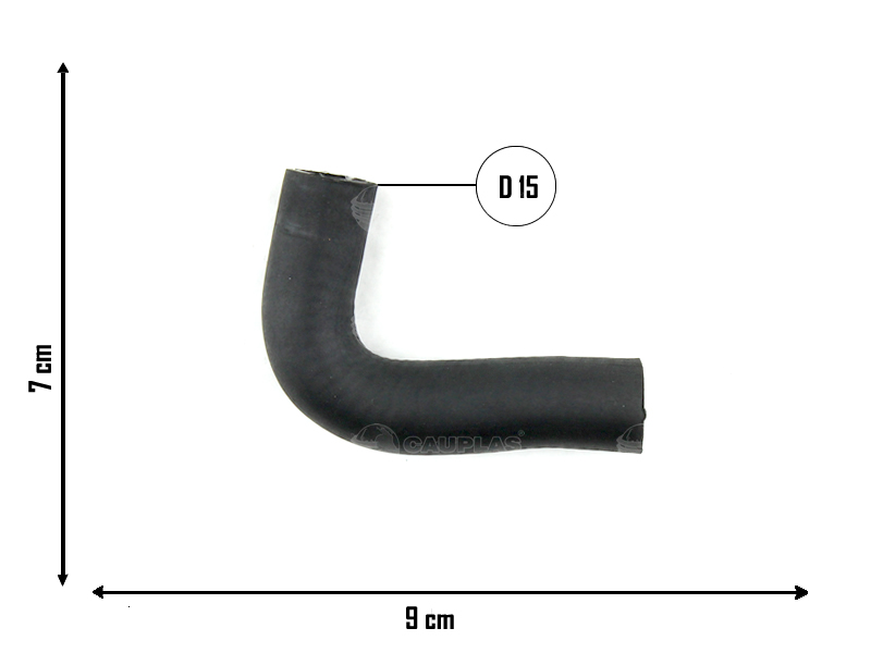 CAUPLAS MANGUERA REFRIGERACION VW GACEL GOL I-II SAVEIRO OEM:291210632 =YACO 1567