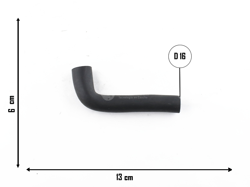 CAUPLAS MANGUERA DESCARGA DE GASES VW GACEL  =YACO 224