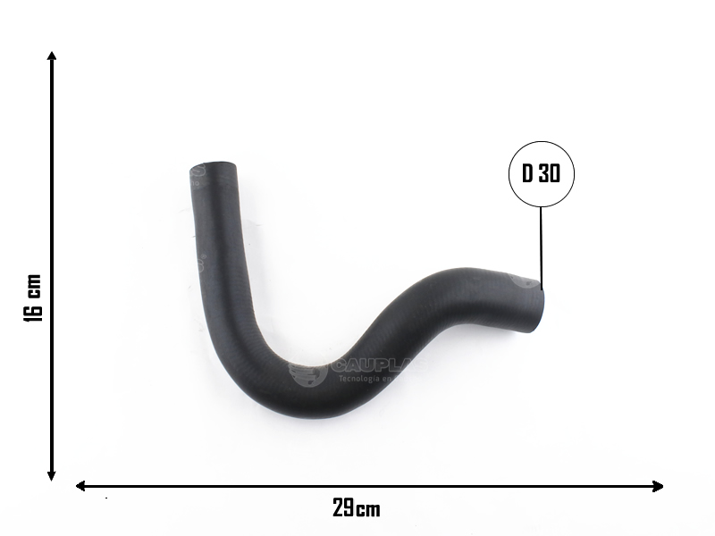 CAUPLAS MANGUERA RADIADOR INF VW 1500  =YACO 811