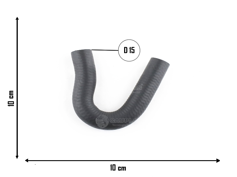 CAUPLAS MANGUERA REFRIGERACION VW GOL II/III QUANTUM SANTANA OEM:3251210632 =YACO 2060