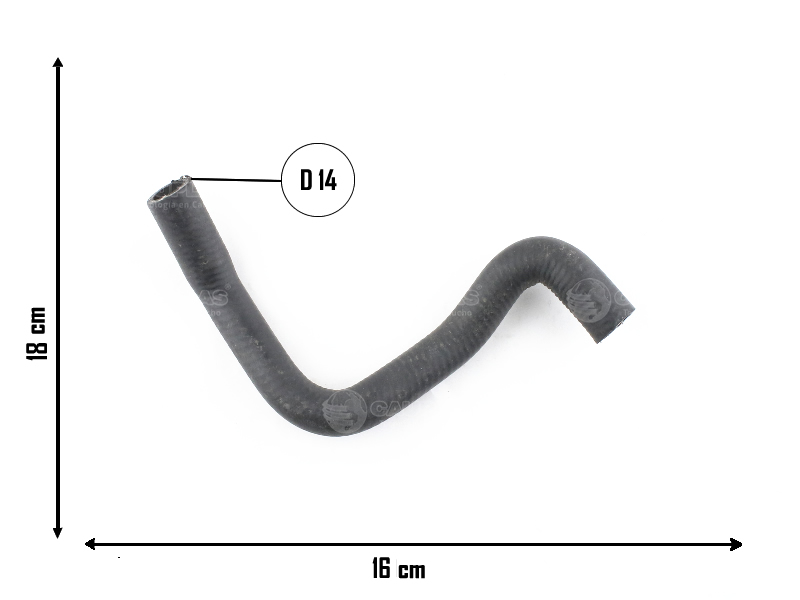 CAUPLAS MANGUERA BY PASS A TUBO RIGIDO VW GOLF IV/V = YACO 2075