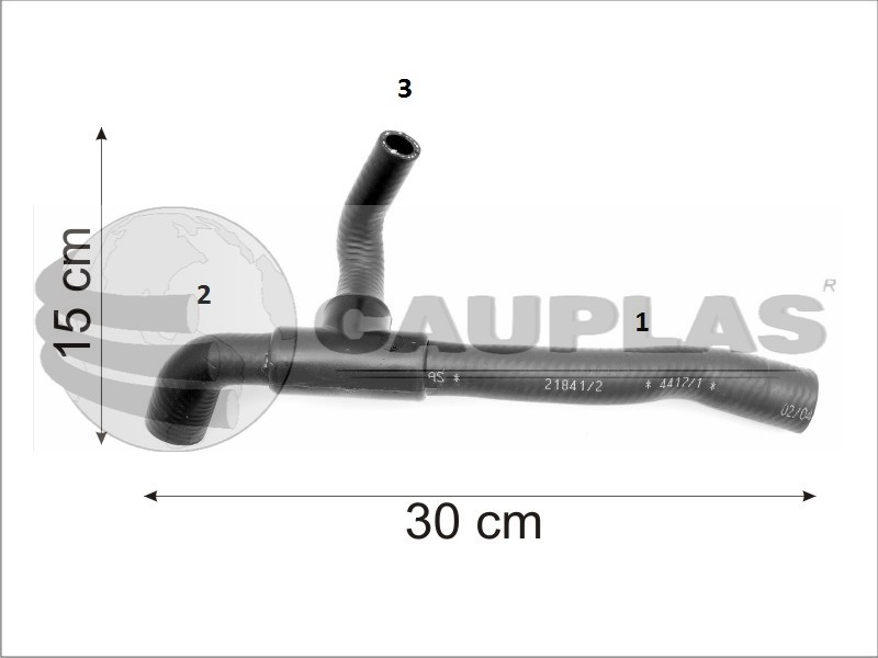 CAUPLAS MANGUERA RADIADOR DE ACEITE A BOMBA VW CADDY POLO CLASSIC