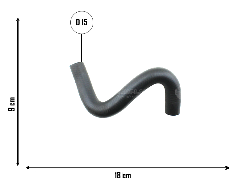 CAUPLAS MANGUERA DEPOSITO A DIREC HIDR VW CADDY POLO OEM:6K0422889A  6K0422889ADE =YACO 2559