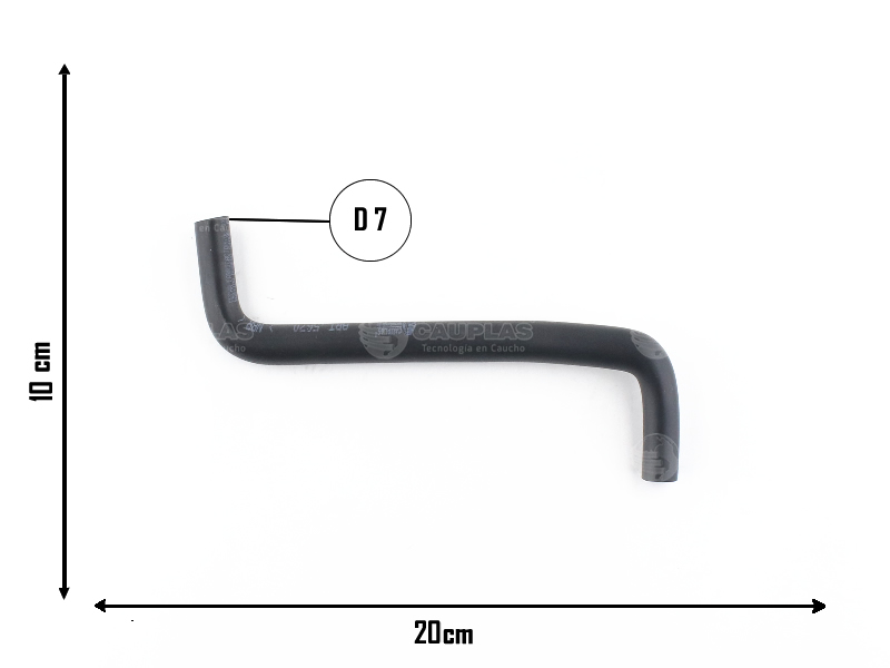 CAUPLAS MANGUERA VENTEO CARTER VW BORA GOLF IV OEM:06A109221C =YACO 3432
