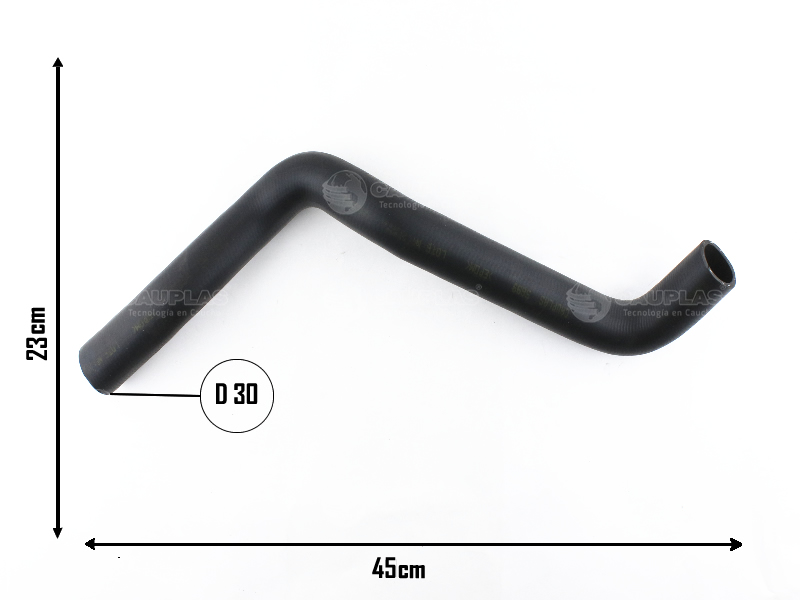 CAUPLAS MANGUERA RADIADOR INFERIOR VW FOX GOL V SAVEIRO V SURAN VOYAGE =YACO 3679