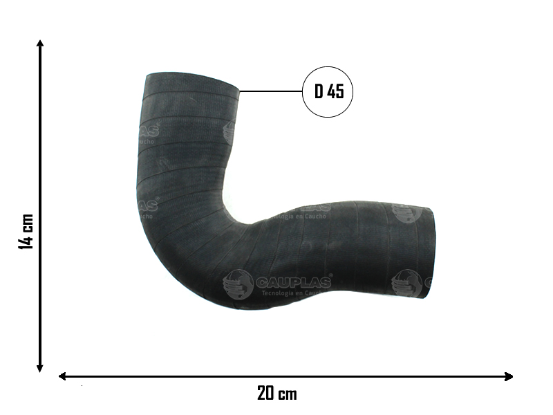 CAUPLAS MANGUERA INTERCOOLER VW BORA GOLF IV NEW BEETLE OEM:1J0145838B
