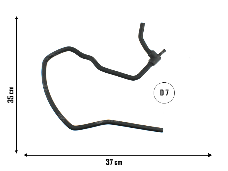 CAUPLAS MANGUERA VASO DE EXPANSION VW AMAROK OEM:2H1121444A =YACO 4125