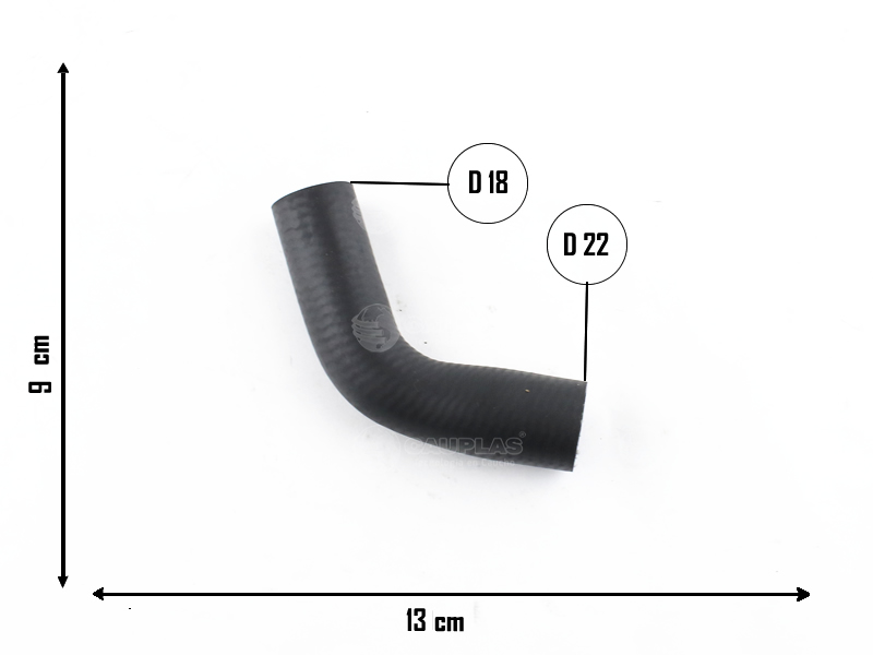 CAUPLAS MANGUERA COLECTOR A TUBO RIGIDO VW AMAROK OEM:2H0121073H =YACO 4090