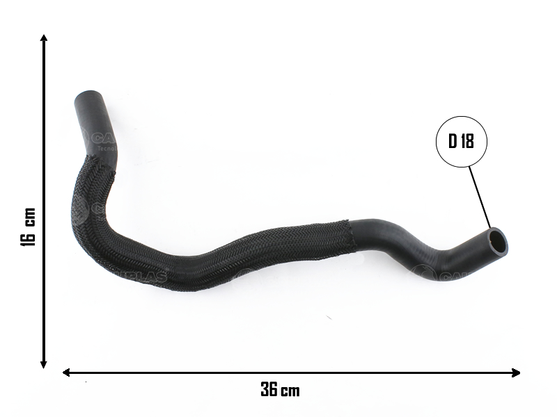 CAUPLAS MANGUERA CALEFACTOR AUXILIAR ENTRADA VW AMAROK OEM:2H0121157AH =YACO 4122