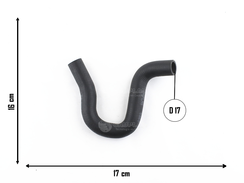 CAUPLAS MANGUERA CALEFACTOR SALIDA VW AMAROK  =YACO 4087