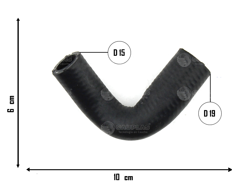 CAUPLAS MANGUERA TUBO RIGIDO A FILTRO VW AMAROK OEM:03L121096D =YACO 4095