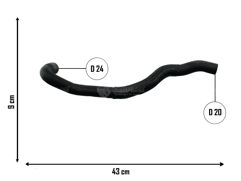 CAUPLAS MANGUERA CALEFACCION VW TIGUAN OEM:5N0121157F