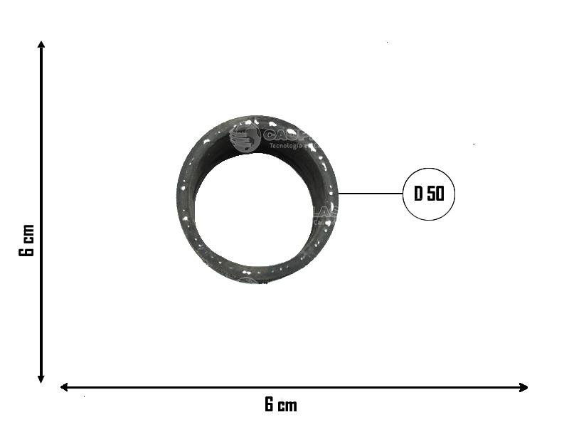 CAUPLAS MANGUERA CIRCULACION DE AIRE VW GOLF IV OEM: 1H0145834E