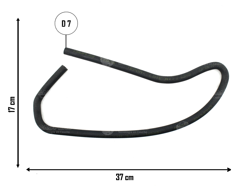 CAUPLAS MANGUERA VASO DE EXPANSION VW FOX =YACO 3133