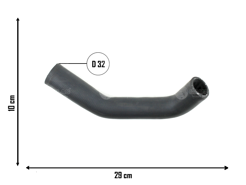 CAUPLAS MANGUERA RADIADOR SUPERIOR VW GOL IV