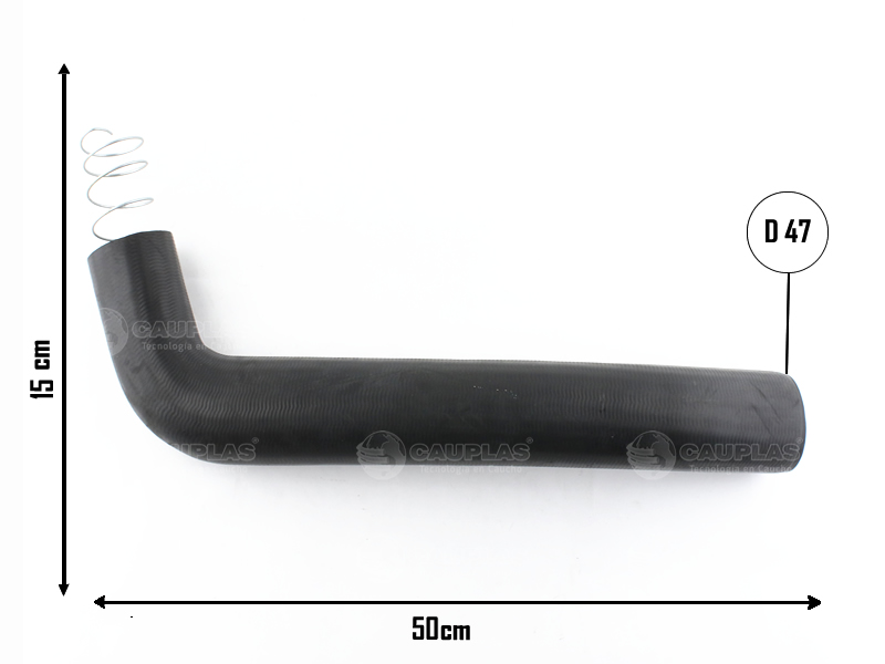 CAUPLAS MANGUERA VW CONSTELLATION RADIADOR INFERIOR OEM:2T2121051AC