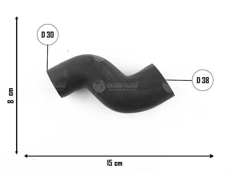 CAUPLAS MANGUERA REFRIGERACION CHEVROLET CORSA I-II AGILE COBALT MERIVA SPIN TIGRA SUZUKI FUN =YACO 1981/3199
