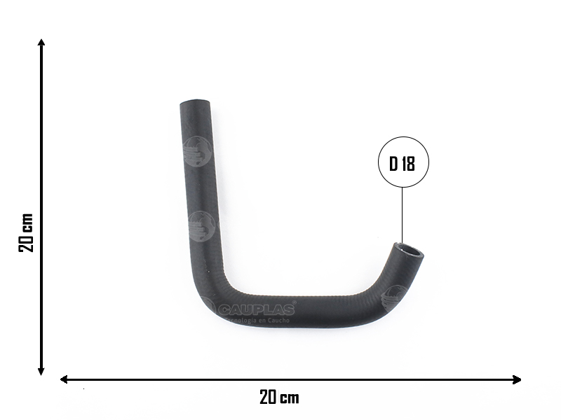 CAUPLAS MANGUERA MULTIPLE DE ADMISION A TUBO RIGIDO CORSA OEM:93225539 =YACO 2042