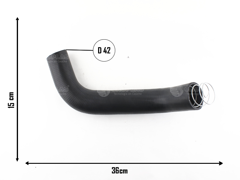 CAUPLAS MANGUERA RADIADOR INFERIOR CHEVROLET CHEVY OEM:2785579